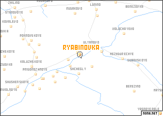 map of Ryabinovka