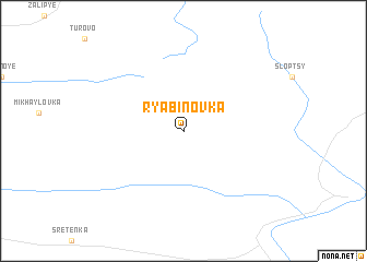 map of Ryabinovka