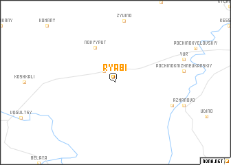 map of Ryabi