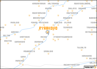 map of Ryabkovo