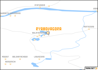 map of Ryabova Gora
