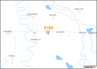 map of Ryan