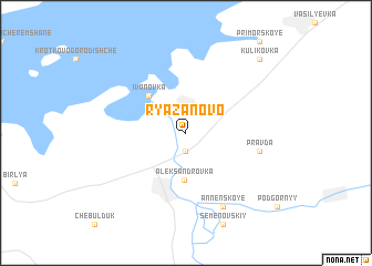 map of Ryazanovo