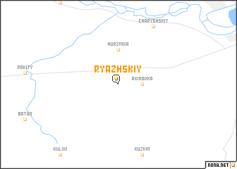 map of Ryazhskiy