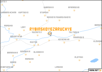 map of Rybinskoye Zaruch\