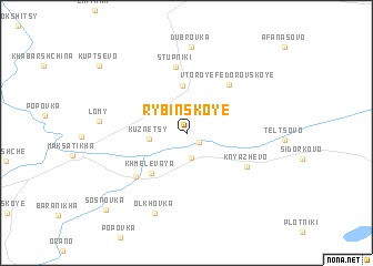 map of Rybinskoye