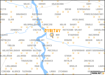 map of Rybitwy