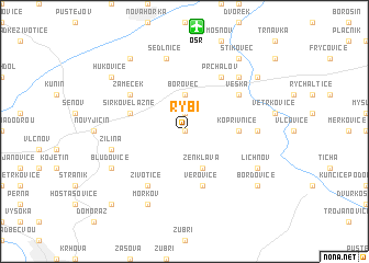 map of Rybí