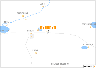 map of Rybnaya