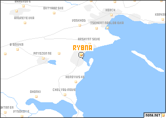 map of Rybna