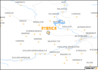 map of Rybnica