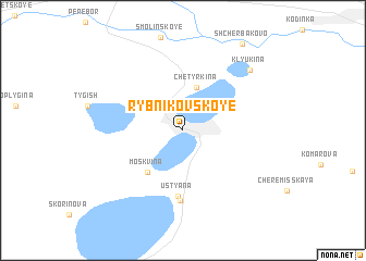 map of Rybnikovskoye