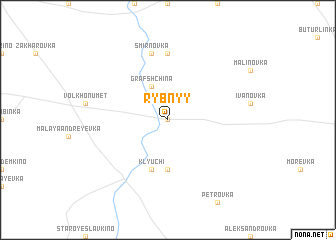 map of Rybnyy
