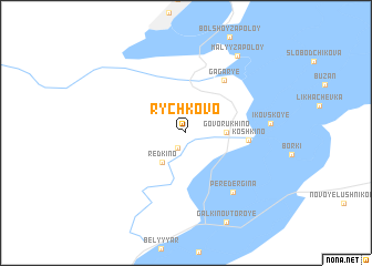map of Rychkovo