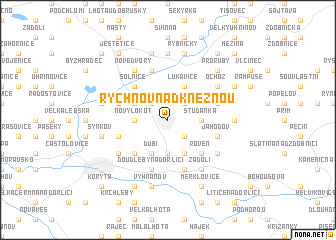 map of Rychnov nad Kněžnou