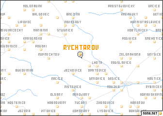 map of Rychtářov