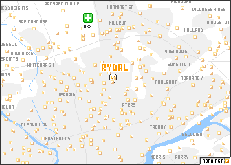 map of Rydal