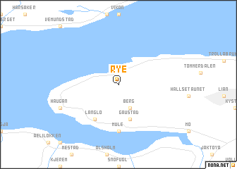 map of Rye