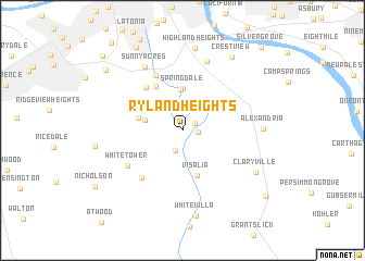 map of Ryland Heights