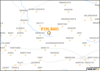 map of Rymławki