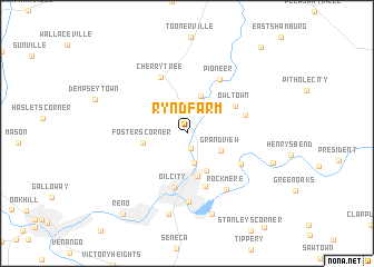 map of Rynd Farm