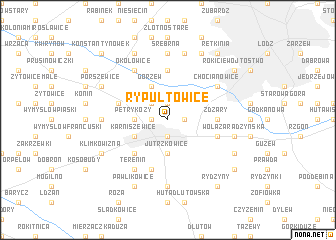 map of Rypułtowice