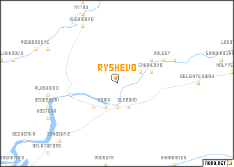 map of Ryshevo