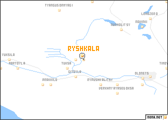 map of Ryshkala