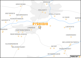 map of Ryshkovo