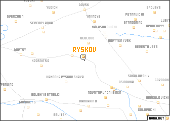 map of Ryskov