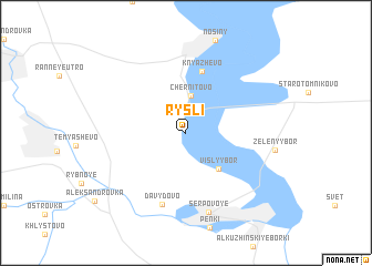 map of Rysli