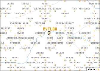 map of Rytlów