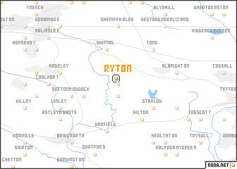 map of Ryton