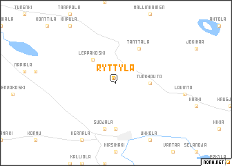 map of Ryttylä