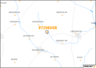 map of Ryzhëvka