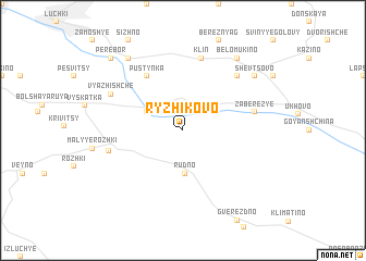 map of Ryzhikovo