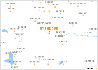 map of Ryzhkovo