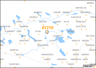 map of Ryżyn