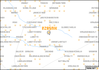 map of Rząśnik