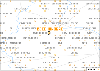 map of Rzechowo Gac