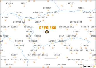 map of Rzepiska