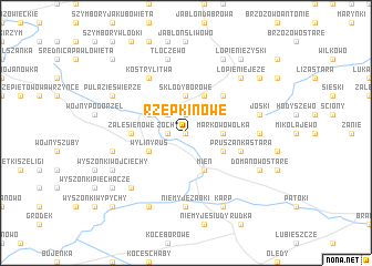 map of Rzepki Nowe