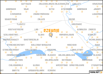 map of Rzewnie