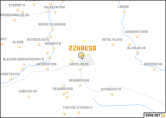 map of Rzhaksa