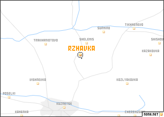 map of Rzhavka