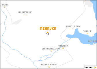 map of Rzhavka