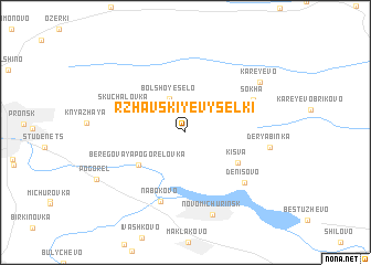 map of Rzhavskiye Vyselki