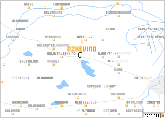 map of Rzhevino