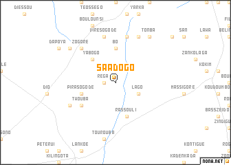 map of Saadogo