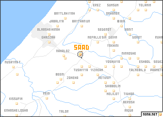 map of Sa‘ad